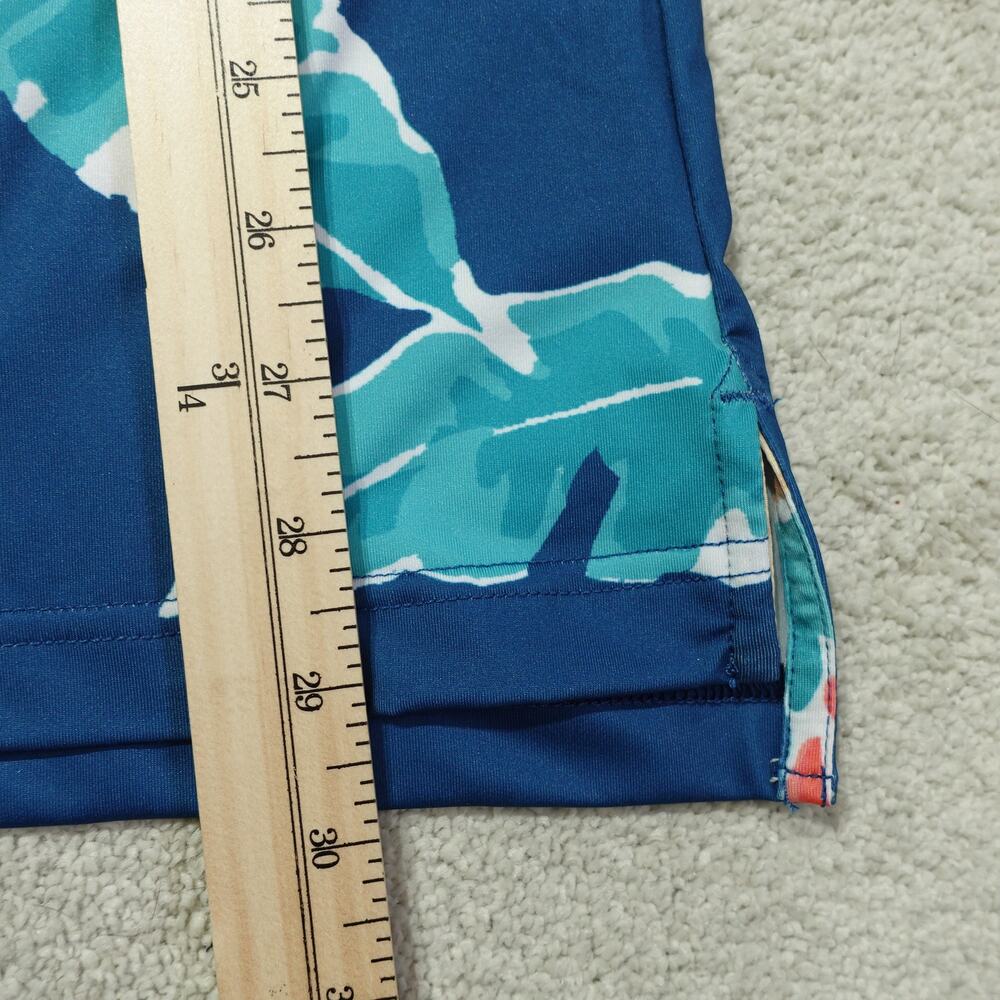 NWT Chubbies Mens The Weekend Polo Shirt Short Sleeve Floral Beach Blue Size XXL - Picture 9 of 9